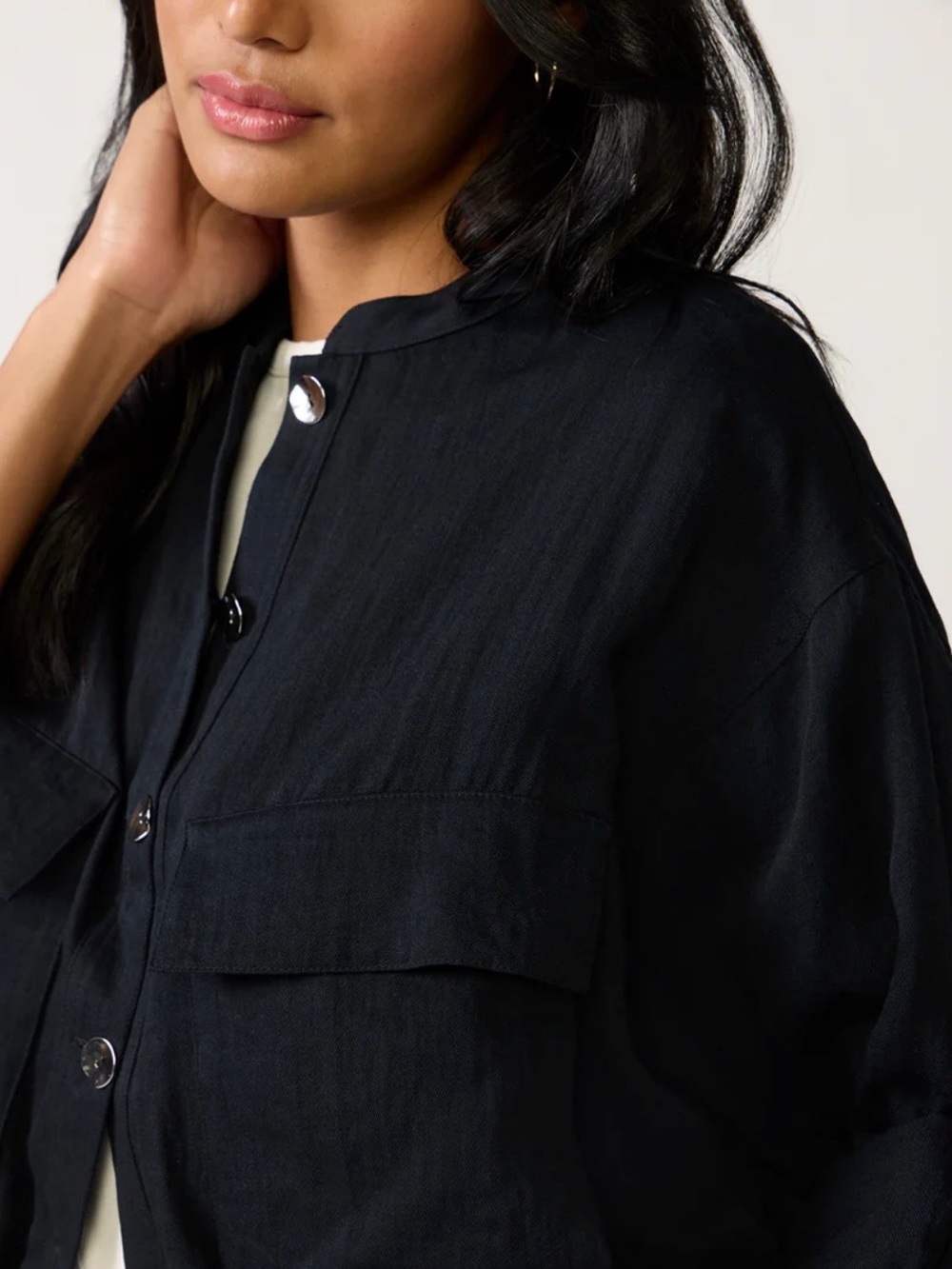 Evereve Utility Bomber Jacket NWT - Picture 4 of 8